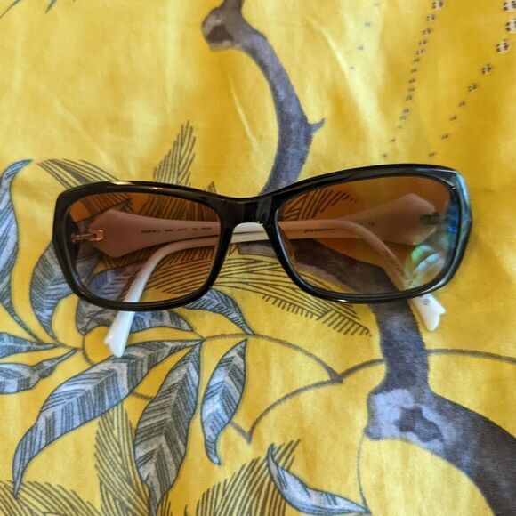 𝅺morel France black frames with white and grey sides made in France euc - Picture 1 of 8